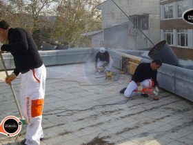 polyurea teras zemin hazırlığı